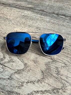 Costa Del Mar South Point Blue Mirrored Sunglasses